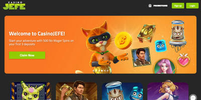 معاينة Casino JEFE للموقع