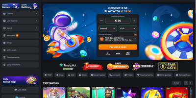 Vista previa del sitio de CosmicSlot