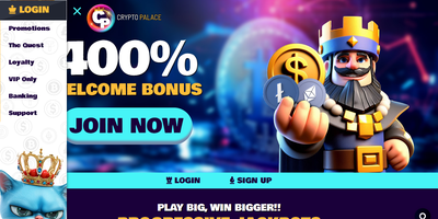 معاينة Crypto Palace للموقع