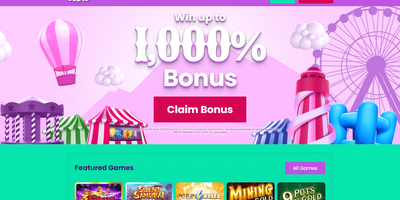 Vista previa del sitio de Fairground Slots