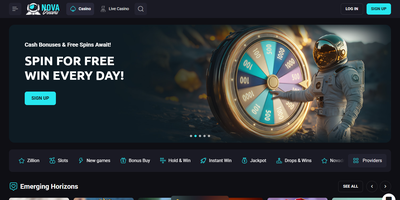 Prévia do site de Nova Dreams