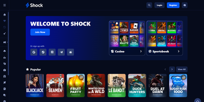 Shock predogled spletnega mesta