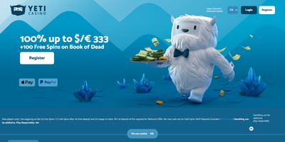 Aperçu du site Yeti